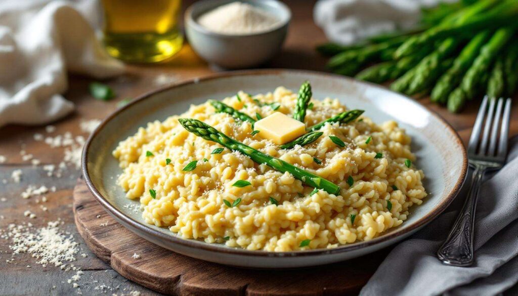 Risotto agli asparagi: cremoso, primaverile e pronto in 18 minuti