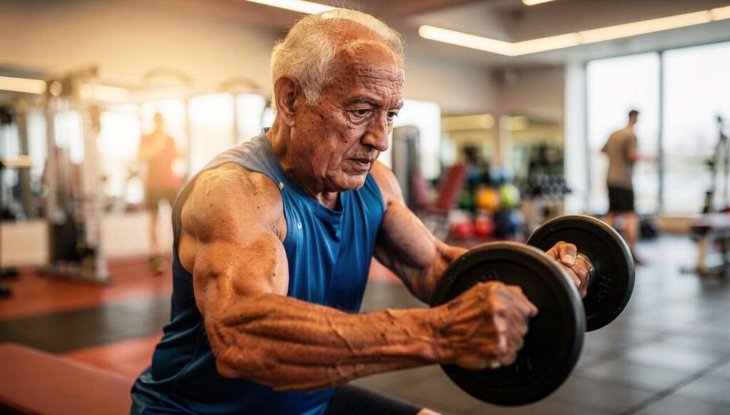 Resistenza muscolare a 90 anni: otto settimane di allenamento che invertono il declino